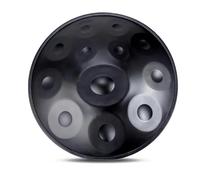 Tambor de mano, tambor de lengua de acero de 22 pulgadas, 9/10/12 notas, para curación de sonido y meditación, instrumento de percusión de 432 Hz/440 Hz con accesorios