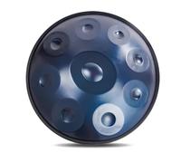 Tambor de mano, tambor de lengua de acero de 22 pulgadas, 9/10/12 notas, para curación de sonido y meditación, instrumento de percusión de 432 Hz/440 Hz con accesorios