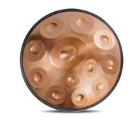 Tambor de mano, tambor de lengua de acero de 22 pulgadas, 9/10/12 notas, para curación de sonido y meditación, instrumento de percusión de 432 Hz/440 Hz con accesorios