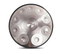 Tambor de mano, tambor de lengua de acero de 22 pulgadas, 9/10/12 notas, para curación de sonido y meditación, instrumento de percusión de 432 Hz/440 Hz con accesorios