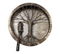 Tambor De Mano: Tambores Para Niños, Tambores De Mano Redondos Con Diseño De Árbol, Decoraciones De Tambor, Tamboress Hechos A Manoo Para Decoración Del Hogar | Para Dormitorios, Puertas De,