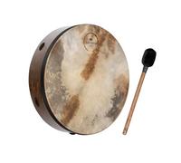Tambor de marco de madera ritual de 14 pulgadas con mazo para meditación calmante, ASMR, terapia de curación de sonido y yoga