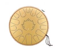 Tambor de música etéreo de 13 pulgadas, 15 notas, lengua de acero, tono C, instrumentos musicales de percusión, tambor de acero (dorado)