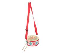 Tambor De Musical para Tambor De Mano De Cara con Mazos Ideal para Jardín De Infantes Juguete De Aprendizaje Musical Actividades Interiores Y Exteriores Pavo
