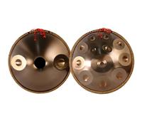 Tambor de percusión manual, tambor de acero de 432 Hz, martillado a mano para voz pura y resonancia del alma, ideal para meditación y musicoterapia