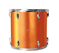 ＡＷＨＡＯ Tambor de Porrista Sonido Fuer Tambor Pequeño con Baquetas Compacto Percusión Portátil para Aficionados, Oro Tirano, Sin Soporte