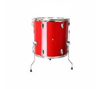 ＡＷＨＡＯ Tambor de Porrista Sonido Fuer Tambor Pequeño con Baquetas Compacto Percusión Portátil para Aficionados, Rojo Chino, Con Soporte