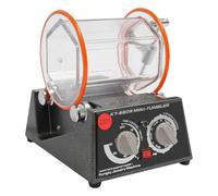 Tambor de pulido eléctrico, pulidora para monedas de joyería, pulidora rotativa con temporizador y 5 velocidades, pulidor de joyas para piedras preciosas, monedas, metal, etc