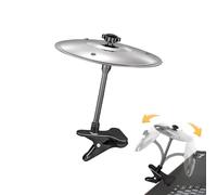 Tambor de símbolo de coche | Mini tambor musical para salpicadero de vehículo, instrumentos musicales con clip para salpicadero de coche, interior, ventilación, camión, hogar, vehículo, RV, lugar de