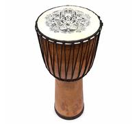 Tambor Djembe Africano Hecho a Mano con Tapa Ancha 50 cm - Sonido Potente y Profundo - Ideal para Batucada, Percusión Tribal, Meditación y Ritmos Africanos - Yembe, Yimbe, Sanbanyi o Tam Tam