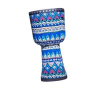 Tambor Djembé Africano PVC 26x26x51cm (10.2x10.2x20.1in) - Instrumento Percusión Portátil con Correa - Juguete Sensorial Educativo para Adultos y Niños