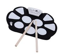 Tambor electrónico, equipo portátil de silicio plegable con el palillo