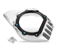 tambor embrague Ajuste para Vespa Sprint 150 2016-2023 Ajuste para Primavera 150 2014-2023 Protector de transmisión Cubierta de entrada de aire de la caja de cambios del motor campana embrague(Black)