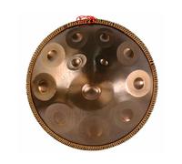 Tambor Handpan De 432 Hz/440 Hz, 6/9/10/12 Notas, 44cm/55cm, Instrumento De Percusión Con Trípode, Instrumento Handpan De Acero, Para Meditación, Yoga Y Sanación Sonora(A-432Hz,12Notes)