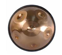 Tambor Handpan De 432 Hz/440 Hz, 6/9/10/12 Notas, 44cm/55cm, Instrumento De Percusión Con Trípode, Instrumento Handpan De Acero, Para Meditación, Yoga Y Sanación Sonora(B-432Hz,6Notes)