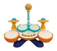 Tambor Interactivo Para Niños - Juego De Percusión De Altura Ajustable, Juguete De Aprendizaje Musical Portátil, Herramienta Rítmica | Equipo De Juego Educativo Para Niñas