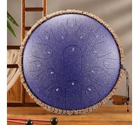 Tambor Lengua Acero,instrumento Tambor Handpan 14pulgadas Con 15conjuntos Escalas Y 7 Conjuntos Secuencias,segunda Afinación Y Re Mayor,etéreo Puro Y Melodioso,sensación Mejorada,para Meditación