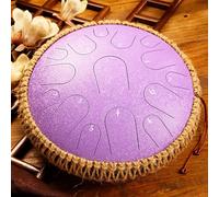Tambor Lengua Acero,instrumento Tambor Handpan 14pulgadas Con 15conjuntos Escalas Y 7 Conjuntos Secuencias,segunda Afinación Y Re Mayor,etéreo Puro Y Melodioso,sensación Mejorada,para Meditación