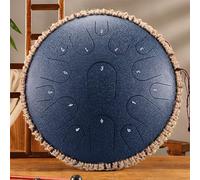 Tambor Lengua Acero,instrumento Tambor Handpan 14pulgadas Con 15conjuntos Escalas Y 7 Conjuntos Secuencias,segunda Afinación Y Re Mayor,etéreo Puro Y Melodioso,sensación Mejorada,para Meditación