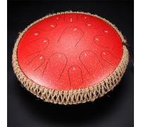 Tambor Lengua Acero,instrumento Tambor Handpan 14pulgadas Con 15conjuntos Escalas Y 7 Conjuntos Secuencias,segunda Afinación Y Re Mayor,etéreo Puro Y Melodioso,sensación Mejorada,para Meditación