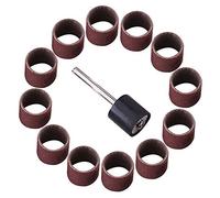 Tambor Lija Taladro Bandas de Lijado de Grano 420 de 4 Pulgadas, Rodillo de Lija Para Taladro de Bobina, Papel de Lija, Kit de Pulido de Tambor, Herramientas(Large sandpaper circle 320 mesh)