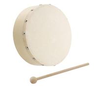 Tambor manual - instrumento de percusión de tambor musical | Tambor de madera con palo, instrumento educativo del tambor para los niños príncipes
