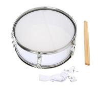 Tambor musical ligero profesional de 13 pulgadas para niños, adolescentes y principiantes, color blanco, 13 pulgadas