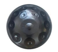 Tambor negro de alta calidad, 12 notas, 440 Hz, con bolsa suave y soporte, instrumento de percusión perfecto para meditación, relajación y entretenimiento para adultos