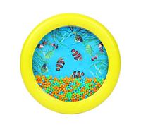 Tambor oceánico con forma de onda, suave sonido de mar, regalo musical, herramienta educativa para niños y bebés (amarillo)
