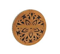 Tambor OceáNico Instrumento de sonido tambor meditación Yoga 8 pulgadas en el mar del océano agua río la onda corriente(Mahogany 8inch)