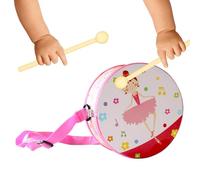 Tambor para Niños Educativos - Instrumento Musical Moderno 15 cm Ajustable, Ergonómico, Correa de transporte Conjunto de Percusión 2, 5 Años Niño , | Multiusos Interior Utilidad Fácil de Usar