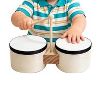 Tambor Para Niños | Juguete De Instrumento De Percusión | Tambor Musical Para Aprender | Herramienta De Aprendizaje Musical Que Ahorra Espacio Para Niños En Edad Preescolar, Niñas Principiantes De 2 A