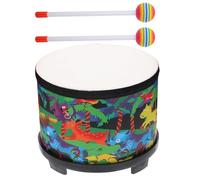 Tambor para niños pequeños - 8 percusión manual para niños, juguete de sonido de madera Instrumento sensorial educativo, desarrollo temprano del aprendizaje del ritmo