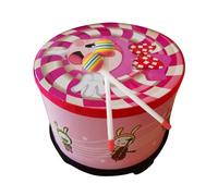 Tambor Piso Con Wood Stick Instrumento Percusión Handheld Toy Kids Drum Hand Drum Para Infantil Educativo Musical Juguete Rhythm Drum