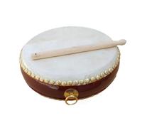 Tambor plano, un instrumento de percusión utilizado para animar a los fans, incluye mango y baquetas, produciendo un sonido fuerte y claro.,20CM