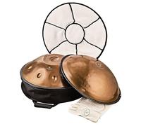 Tambor sensorial de mano, acero inoxidable, 9 notas, 432 Hz, con bolsa y tapa