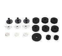Tambor Set Cymbal Felt Kit de fieltro Negro antideslizante de Platillos Fieltro Copa de embrague para los accesorios del tambor