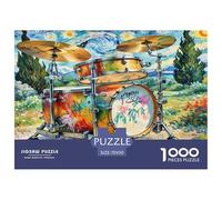 Tambor Set Puzzles Imposible,desafío for Adults Juego Educativo 1000 Piezas Obra De Arte De Juego De para Adultos Y Niños 70x50cm/1000pcs