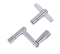 Tambor tipo T con agarre de liberación rápida y antideslizante para vivir y mantener, abrazadera de metal ligera