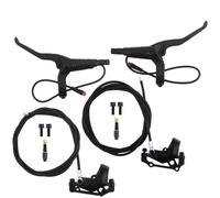 Tambor Trasero para Bicicleta Freno de disco hidráulico 4 pistones para patinete, disco de aceite para bicicleta plegable de montaña, montado en izquierda y derecha, 140, 160, 180(Y5ZS-1 160MM)