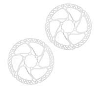 Tambor Trasero para Bicicleta Rotor de freno de disco de bicicleta de 140mm y 160mm, disco de freno de bicicleta MTB, Rotor de bicicleta de acero, disco de bicicleta de 6 pernos(IIIPRO-140mm-2PC)
