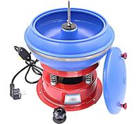 Tambor vibratorio for pulido de metales, pulidor eléctrico for piezas de metal, pulidora de tambor de 90 W, capacidad de tambor de 3,5 L, for acero inoxidable, titanio y piezas de metal.