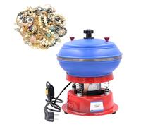 Tambor Vibratorio-Revestimiento Goma Resistente Desgaste,Bolas Acero Pulido Inox Componentes-Calidad Industrial Máquina de Pulido-Acabado Fundición Orfebre Pulidor de Piedras