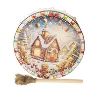 Tambores chamánicos para adultos, tambores chamánicos siberianos,Música espiritual Tambor chamánico navideño | Tambor chamánico hecho a mano suave y delicado para músico experimentado