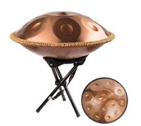 Tambores De Lengüeta De Acero - Handpan Drum, Instrumento De Percusión Manual De Acero 432 Hz/440 Hz En Re Menor 22 Pulgadas, Handpan Drums Sets, Para Adultos Y Producción(14 notes(432HZ))