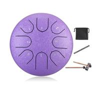 Tambores de lluvia para jardín, 6 notas, 7,6 cm, acero para lengua, instrumento de percusión para lluvia al aire libre, tambores de lengua de acero, impermeables, para meditación, yoga, sonido,