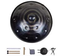 Tambores Handpan - Percusión De Tambor Handpan, 9/10/12 Sonidos 22 Pulgadas Tambor De Mano En Re Menor, Hand Drum Steel Drum Percusión, for Conciertos De Yoga Y Producción De Audio(B,12 notes (440Hz))