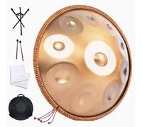 Tambores Handpan, Tambor De Acero En Re Menor De 22 Pulgadas, 432 Hz/440 Hz, Instrumentos De Percusión, Instrumento Handpan Profesional, Para Meditación, Musicoterapia, Presentaciones(A-440Hz,14Notes)