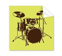 Tambores Música Instrumento Clásico Limpieza Paño Teléfono Pantalla Gafas Limpiador 5pcs