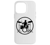 Tamborilero Dibujante Amante de la música Carcasa para iPhone 14 Pro Max
